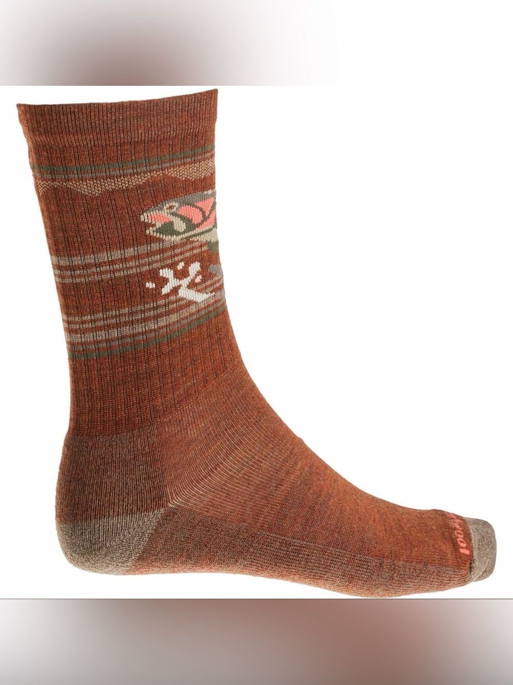 SmartWool XL Everyday Hookset Crew Socks Merino Wool Unisex